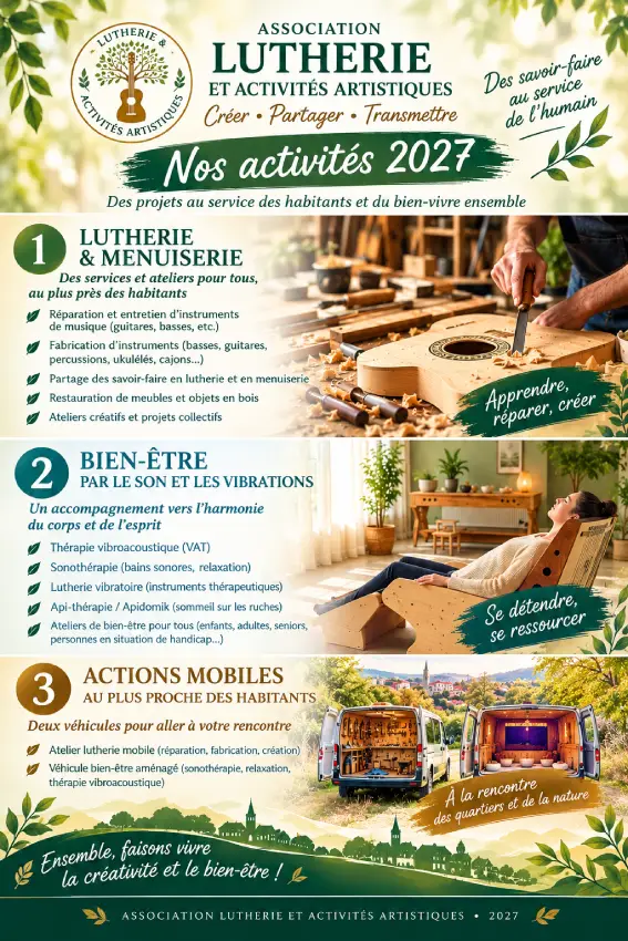 association lutherie et art pour les enfants marseille